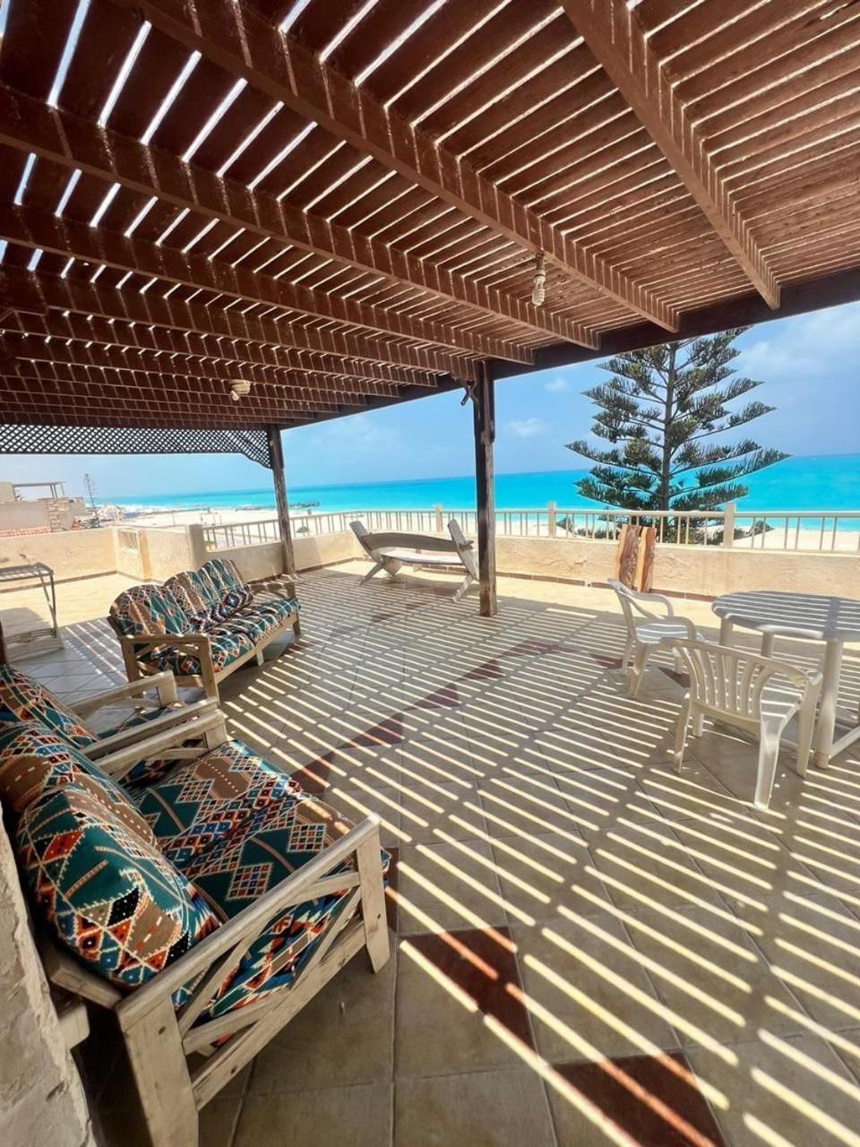 Beachfront Chalet In Green Beach, North Coast العلمين المظهر الخارجي الصورة