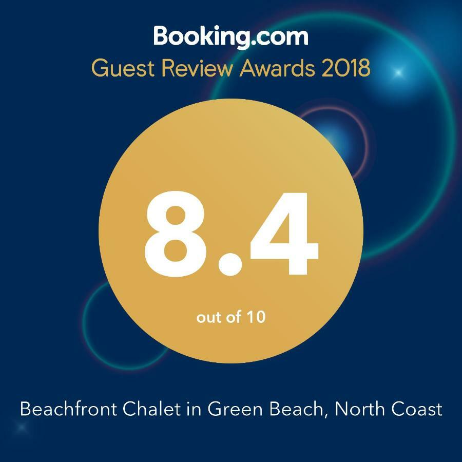 Beachfront Chalet In Green Beach, North Coast العلمين المظهر الخارجي الصورة